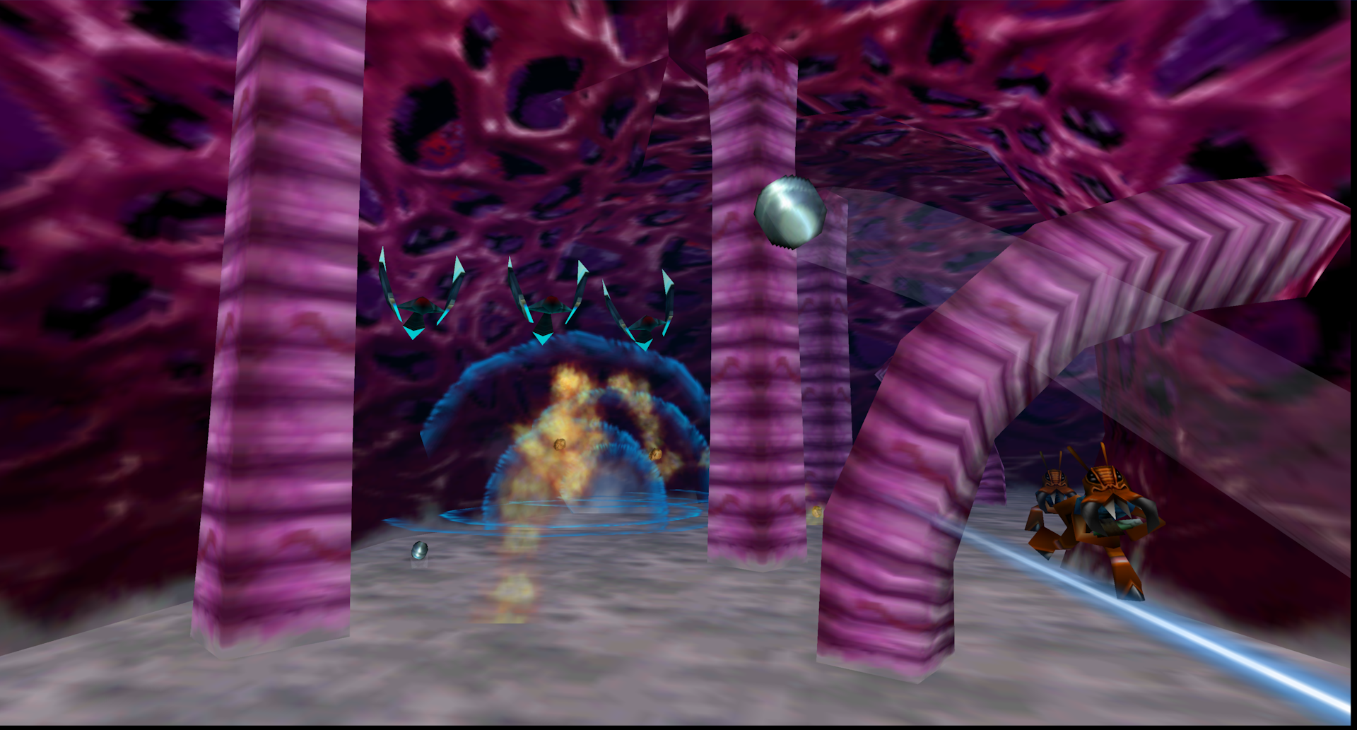 Inside with the original textures