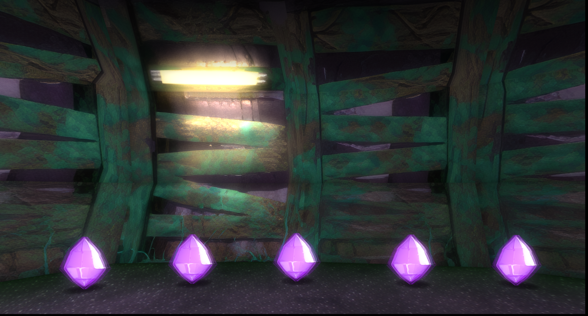 Tunnel with the HD texture pack