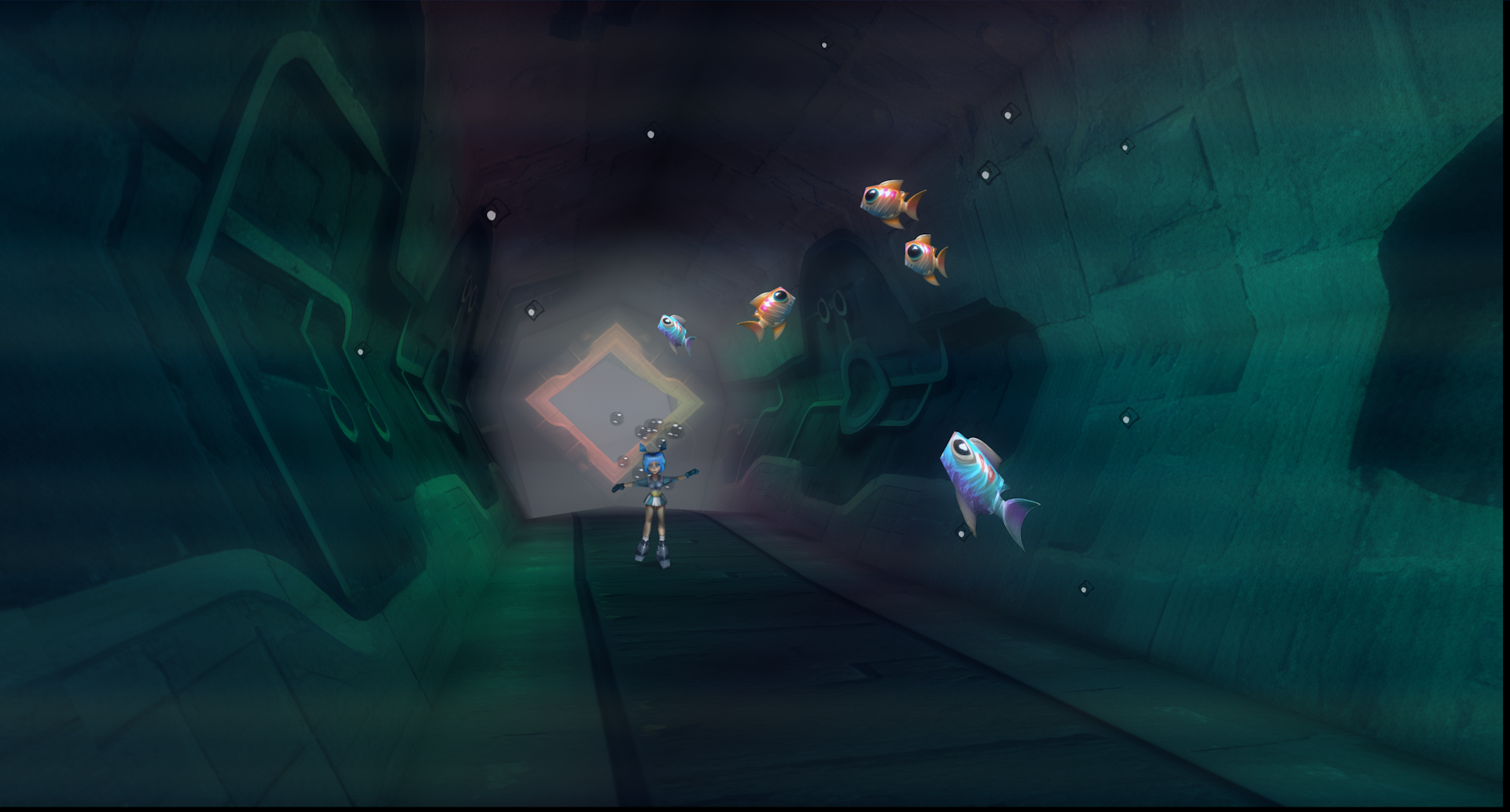 Underwater with the HD texture pack