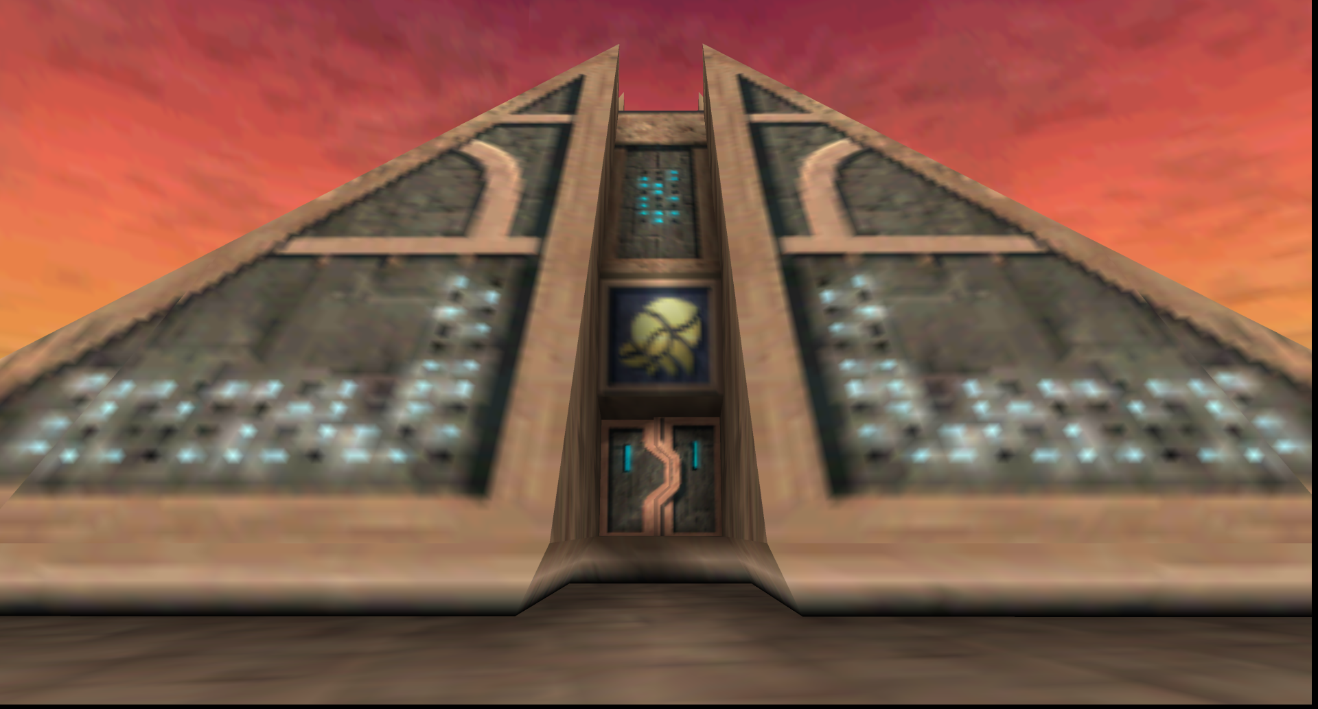 Vela pyramid with the original textures