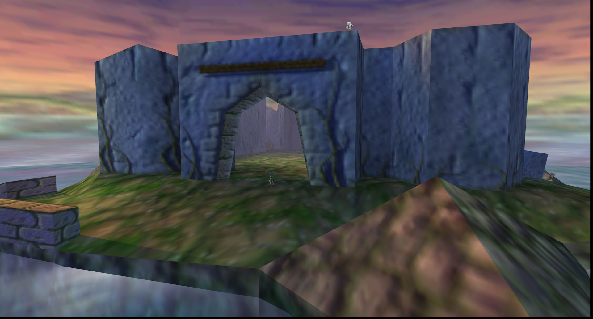Water ruin with the original textures